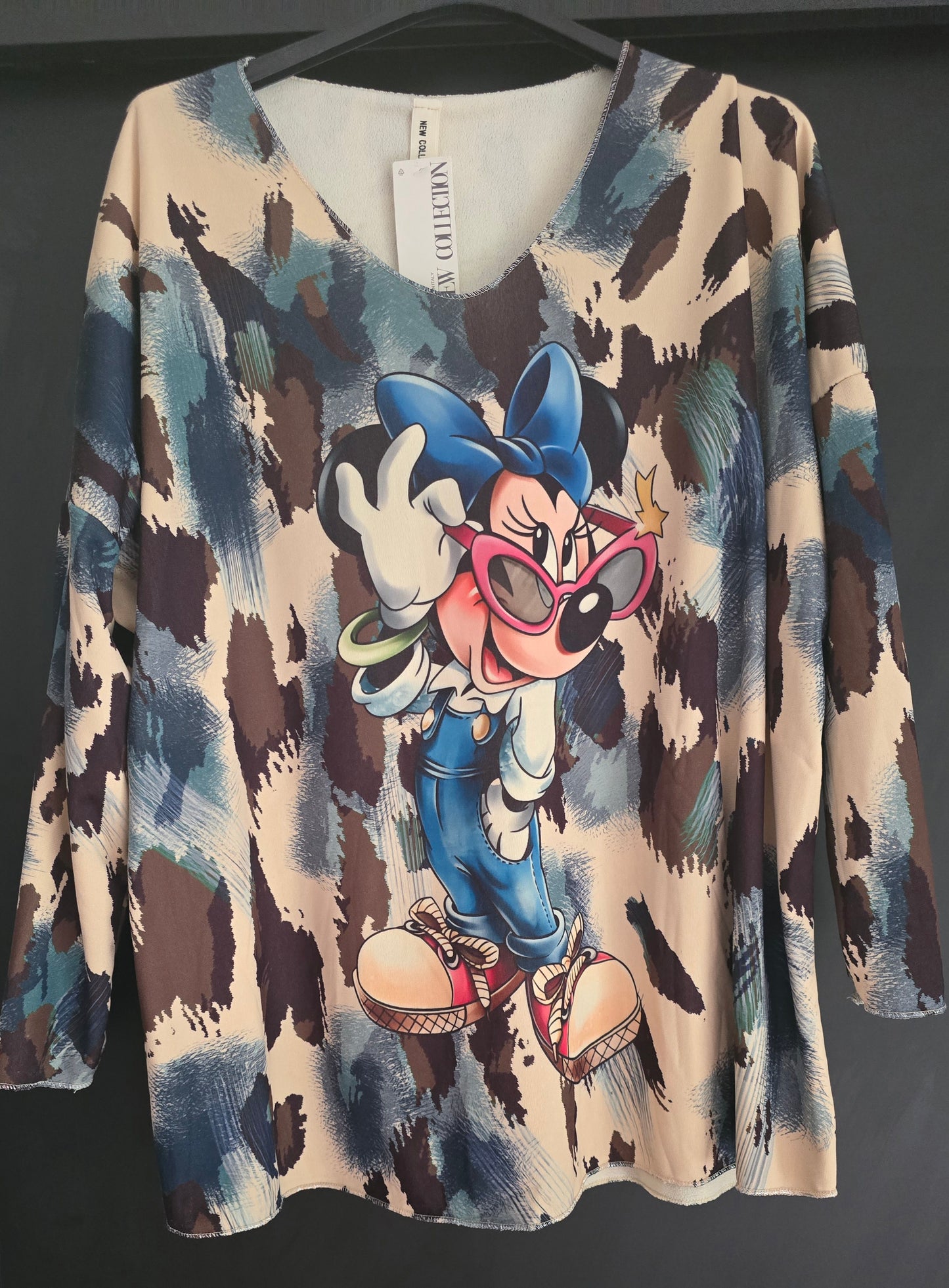 Top Minnie bleu