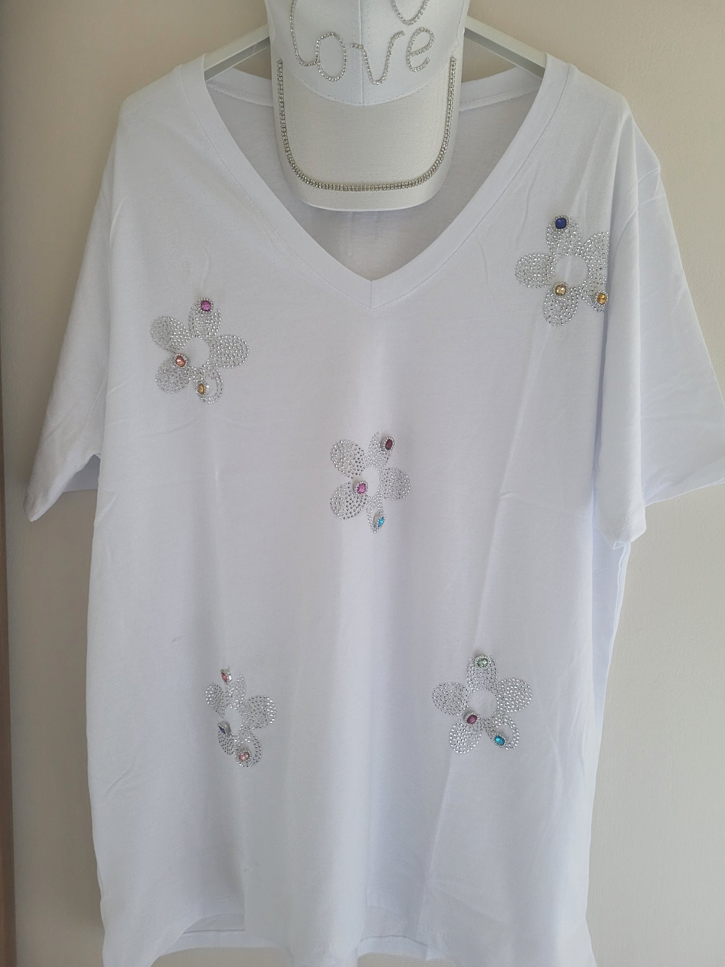 Top  Tee shirt Strass