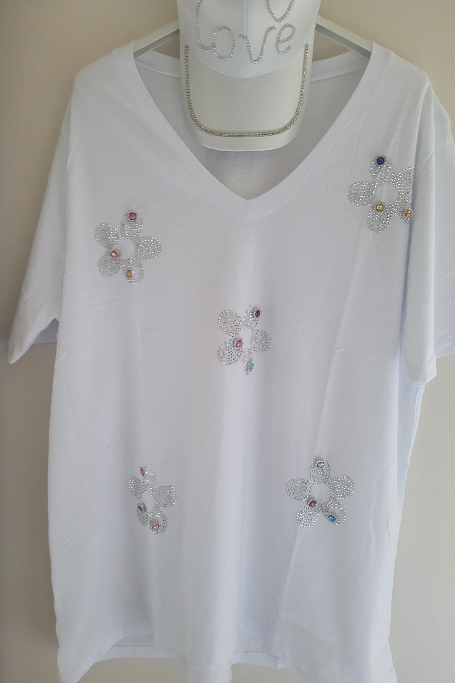 Top  Tee shirt Strass