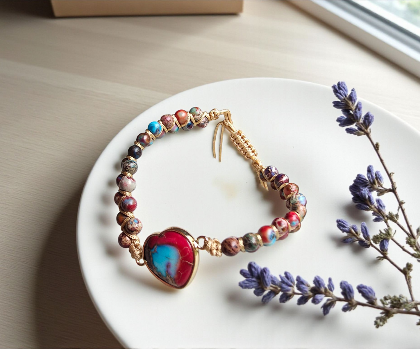 Bracelet lacet Coeur