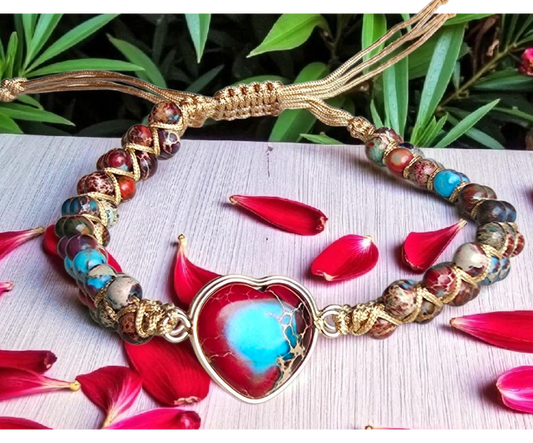 Bracelet lacet Coeur